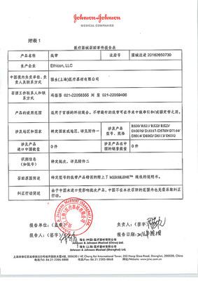 Ethicon, LLC 線帶產(chǎn)品召回通知及醫(yī)療器械代理銷售責(zé)任解析